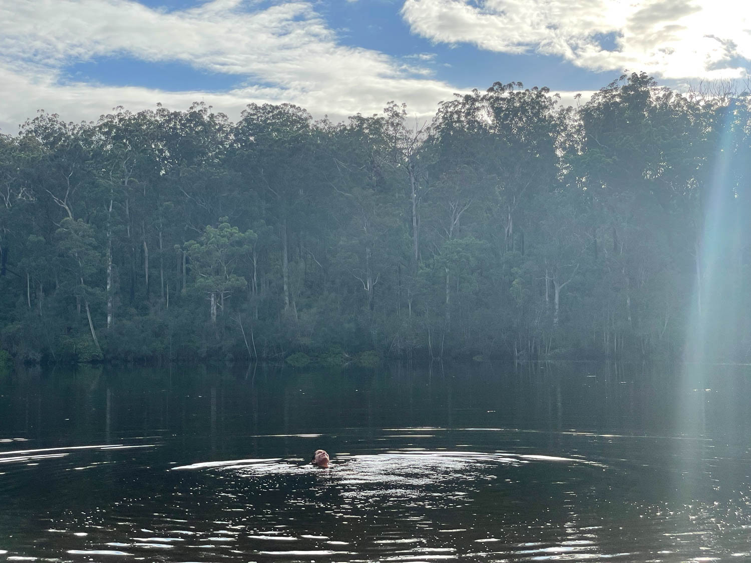 Swimming in Clyde River, Batemans Bay - Region X 3 Day Clyde River Expedition