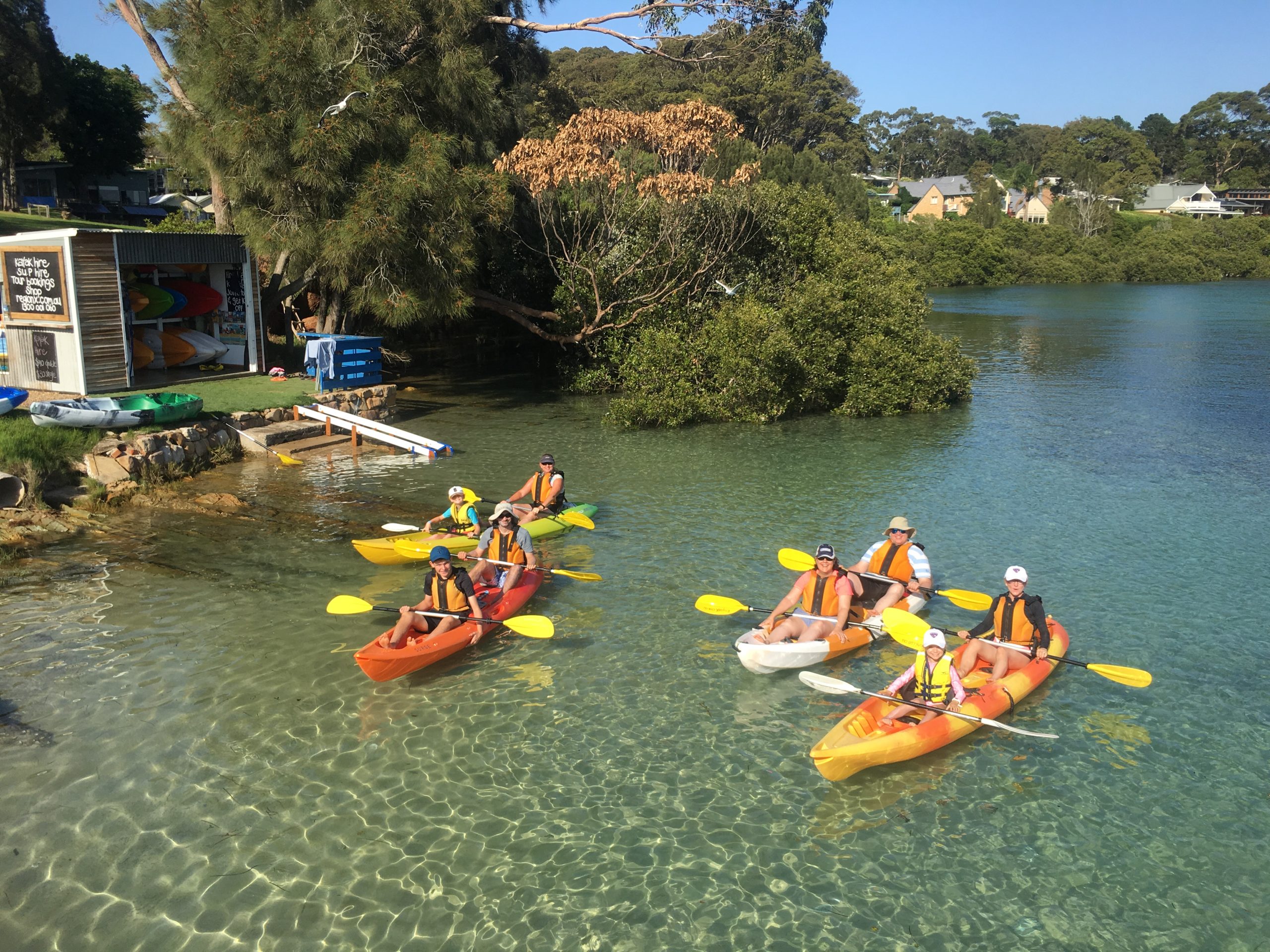 Boatshed cafe and kayak hire for sale mossy point NSW