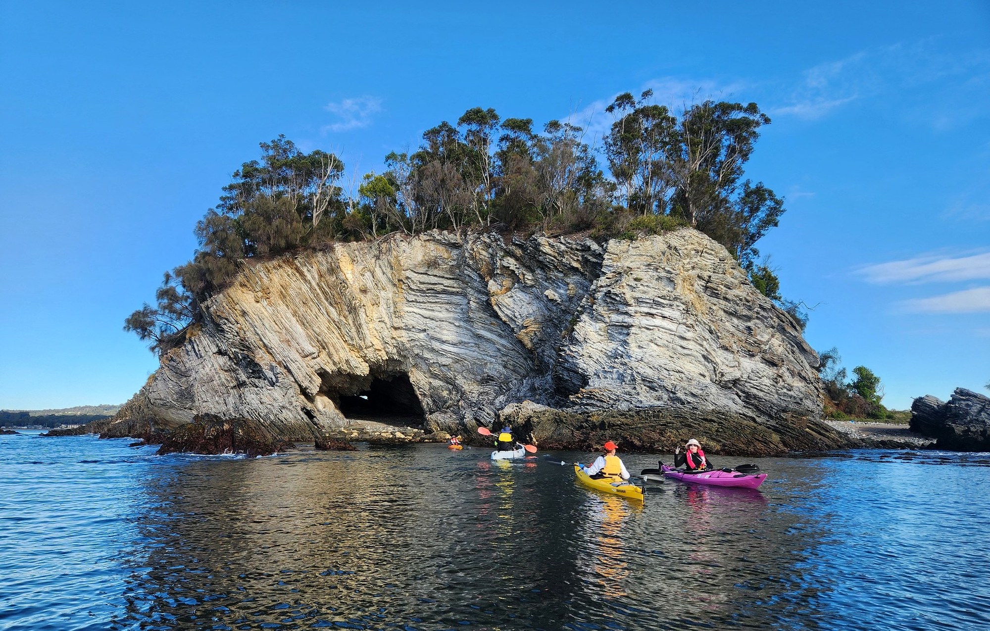 Region X members exploring the local coast